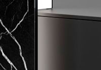 Finiture disponibili per i banconi reception Lux