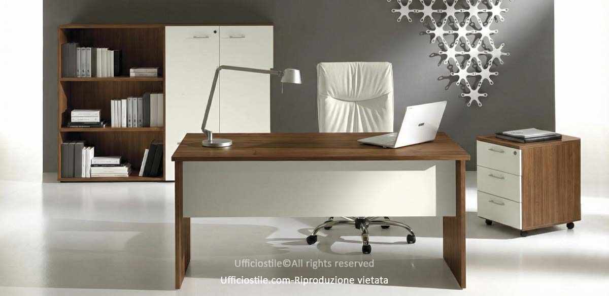 Scrivania cassettiera e libreria pronta consegna