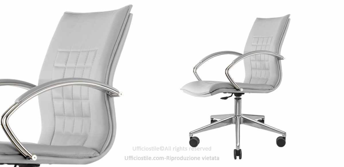 Poltrona direzionale schienale basso