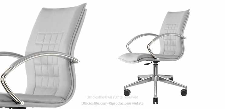 Poltrona direzionale schienale basso