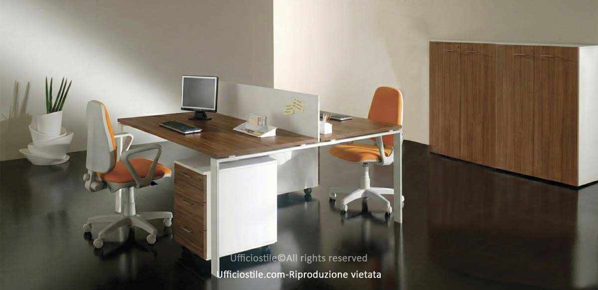 Bench due posti di lavoro  linea Firenze comp.Z