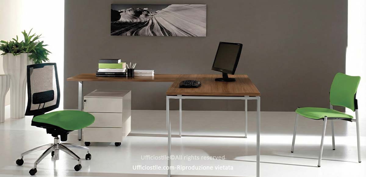 Scrivania angolare linea Firenze comp.S