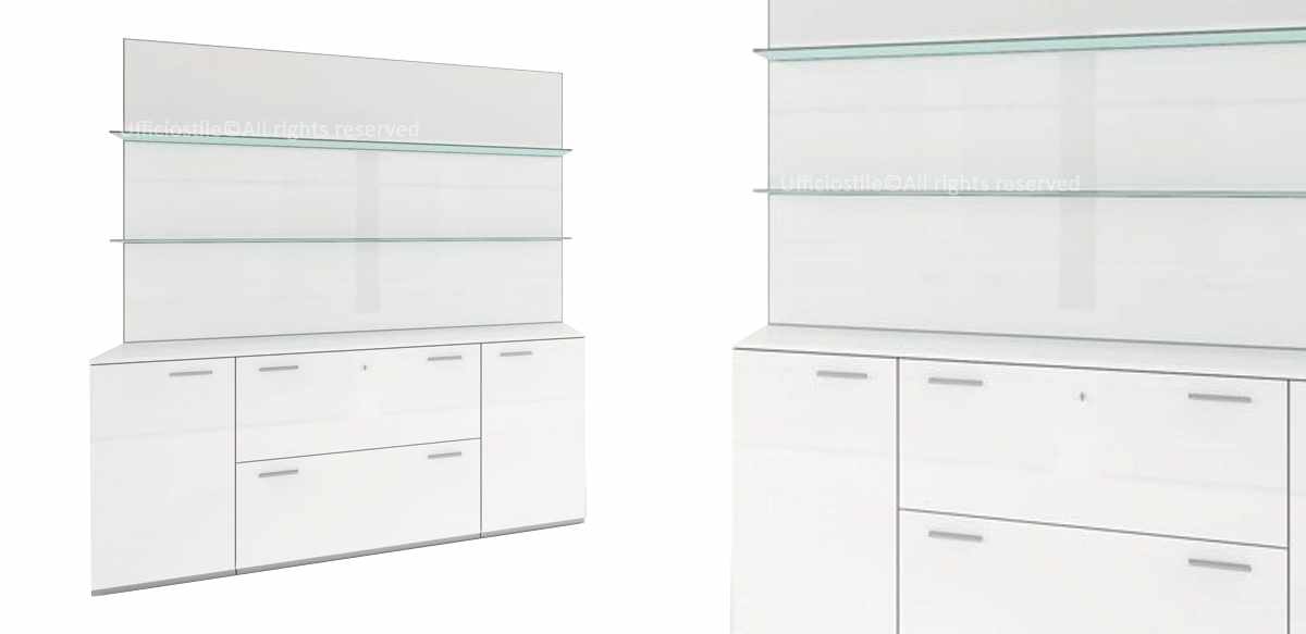 Boiserie con classificatore 02 cassetti