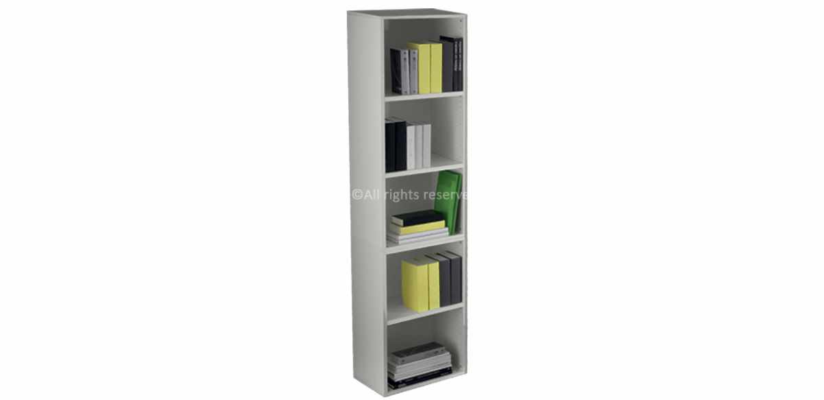 Contenitore ufficio alto a giorno H. 213 Bianco