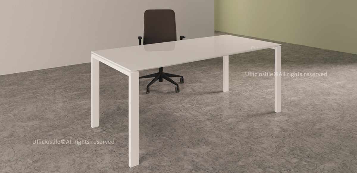 Office furniture - Desk 160 cm glass top