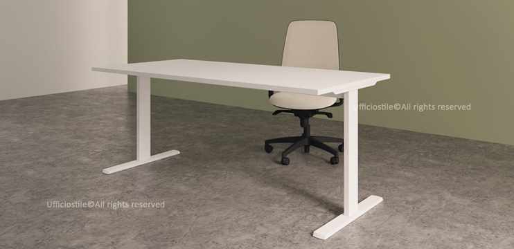 Scrivania struttura a "T" cm.180