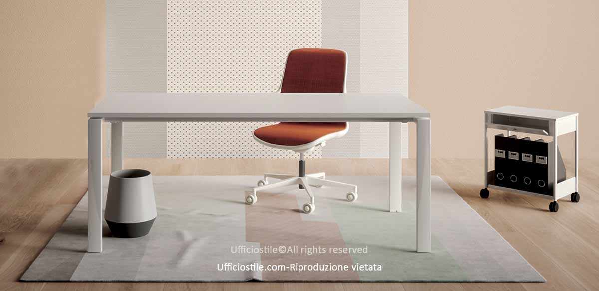 Scrivania ufficio a ponte cm.180
