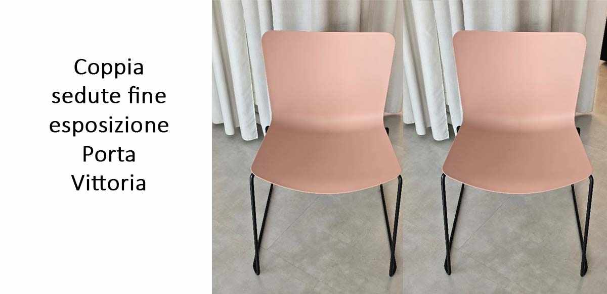Pair of monocoque chairs Fine Expo