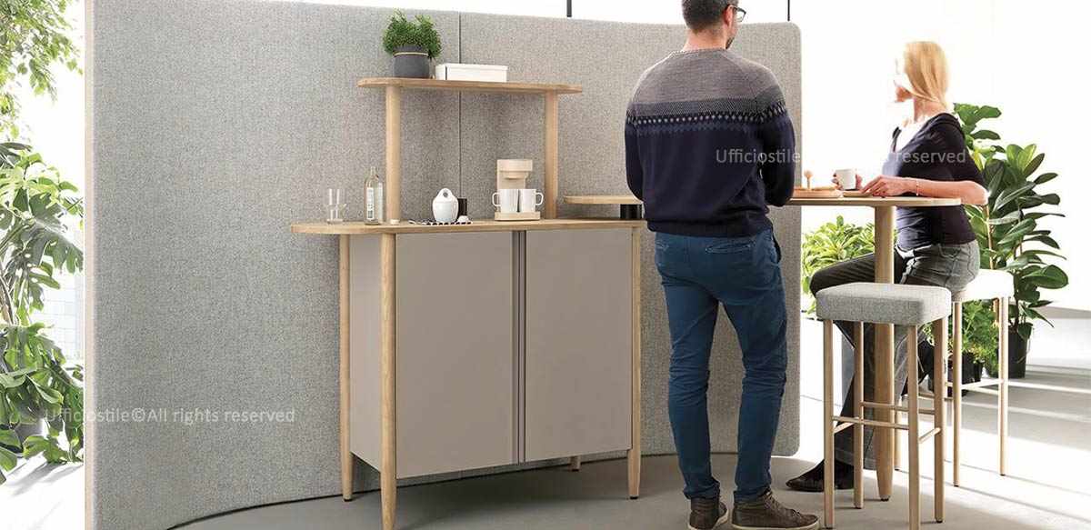 Pantry with Swivel Table