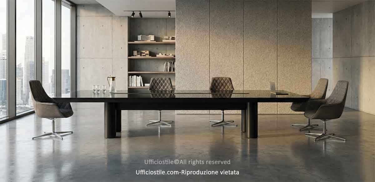 Tavolo riunioni vetro