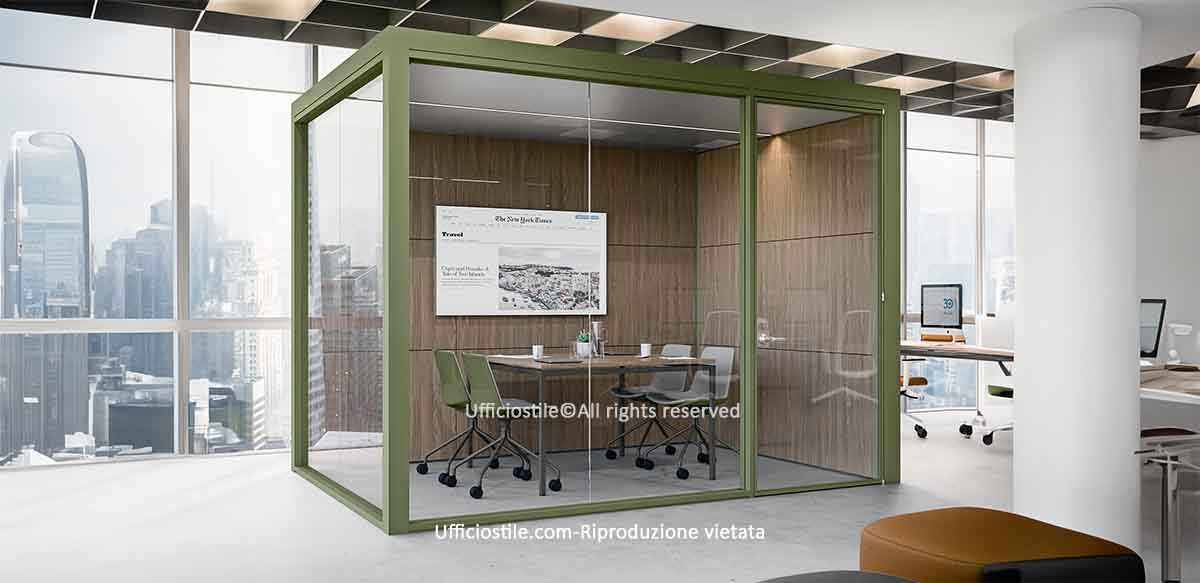 Cabina Meeting Acustica per 4 Persone
