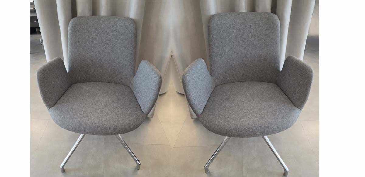 Pair of monocoque stools Fine Expo