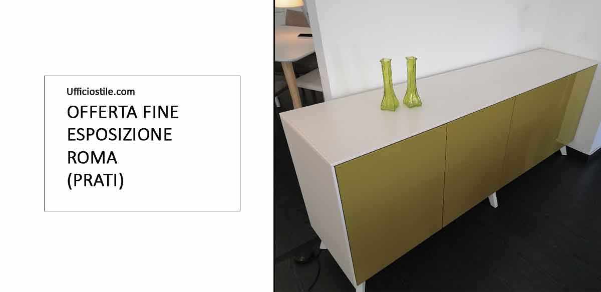 Madia design con ante laccate lucide h.79 cm