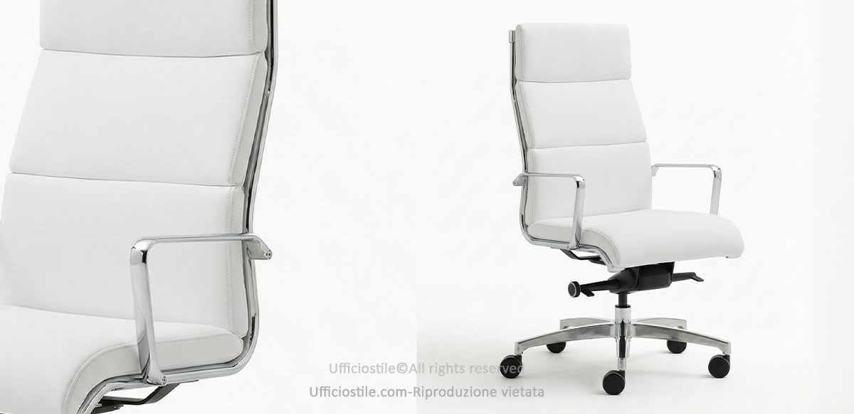 Poltrona direzionale imbottita 