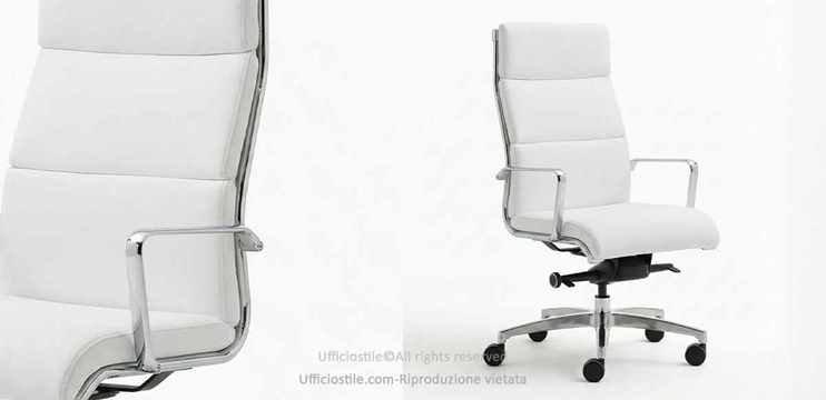 Poltrona direzionale imbottita 