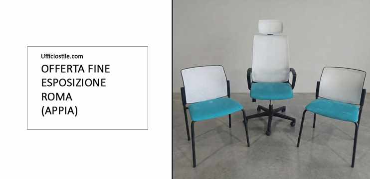 Trittico sedute ufficio Fine Expo