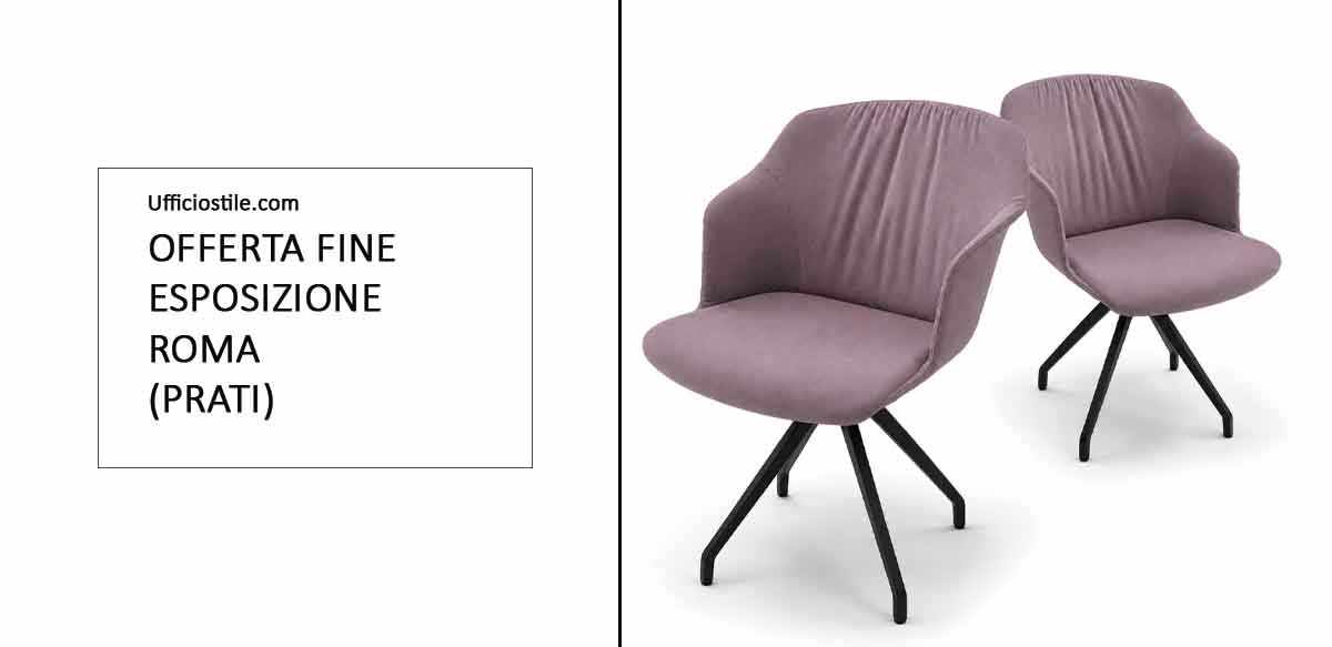 Poltroncina operativa girevole Fine Expo