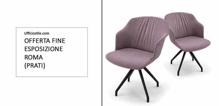 Poltroncina operativa girevole Fine Expo