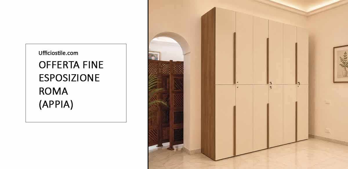 Armadio guardaroba da 270 cm con 12 ante– Fine noleggio