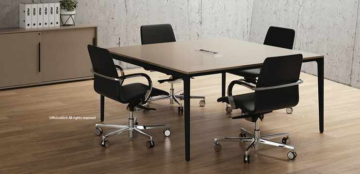 Square meeting table