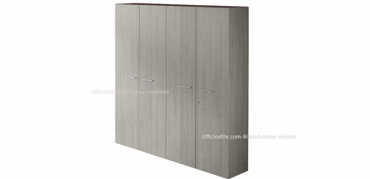 High Office Cabinet with 4 Doors