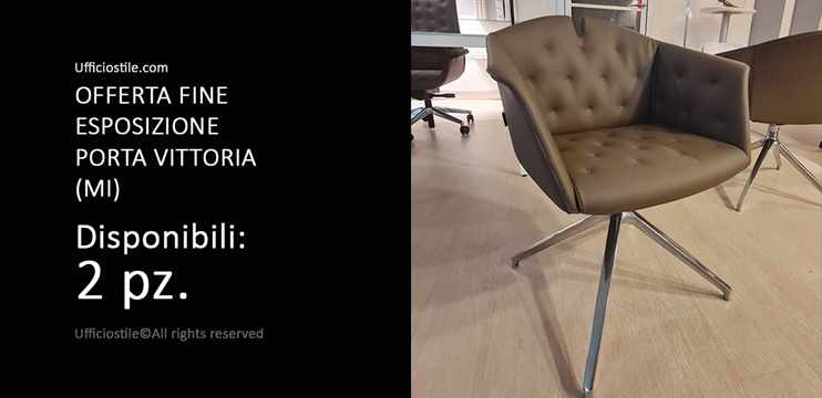 Poltroncina base girevole FINE EXPO