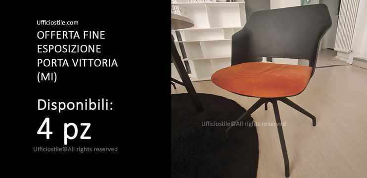 Poltroncina monoscocca sedile rivestito FINE EXPO