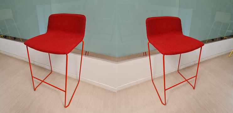 Pair of monocoque stools Fine Expo