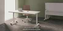 Scrivania ufficio ribaltabile cm. 140