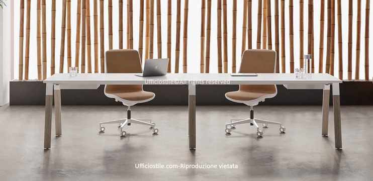 Doppia postazione di lavoro in linea