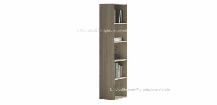 Contenitore ufficio alto a giorno H. 213 Rovere Chiaro