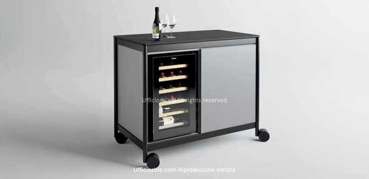 Modulo su ruote con cantinetta