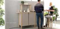Pantry with Swivel Table