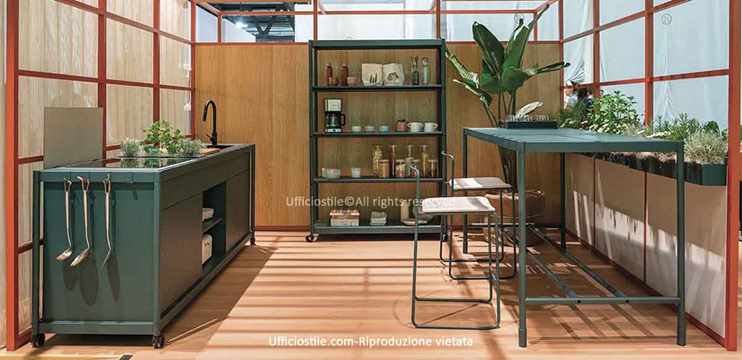 Modulo cucina e storage