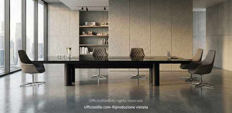 Tavolo riunioni vetro