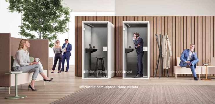 phone booth, privacy e comfort condiviso