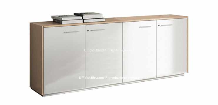 Contenitore 04 ante battenti con top e fianchi