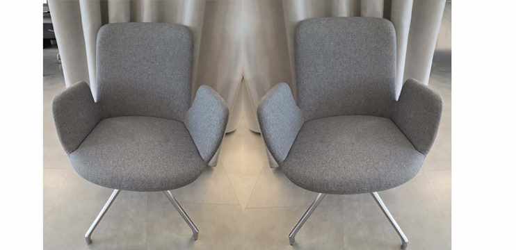 Pair of monocoque stools Fine Expo