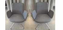 Pair of monocoque stools Fine Expo