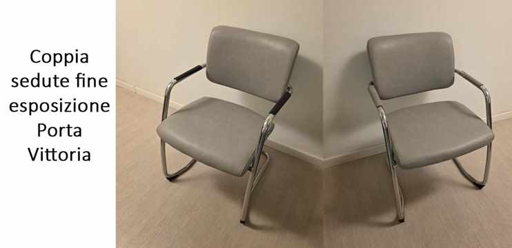 Pair of monocoque stools Fine Expo