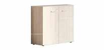 Libreria ufficio 02 ante battenti cm.90x45 Rovere