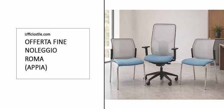 Trittico sedute operative rientro noleggio