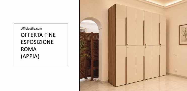 Armadio guardaroba da 270 cm con 12 ante– Fine noleggio